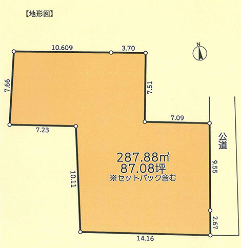 地図（新松田売地）